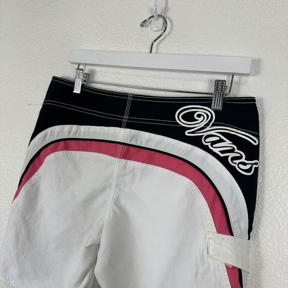 Vans Board Shorts Juniors Women Size 7 Swim Trunks Beach Surfing Activewear Y2K - Picture 6 of 10